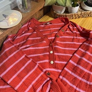 striped loft sweater